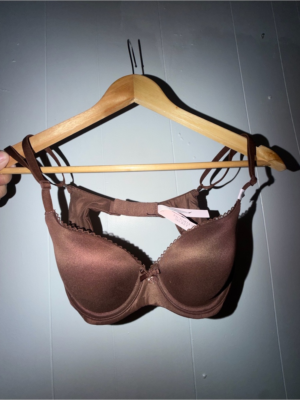 Victoria's Secret Smooth T-Shirt Bra in Chocolate Brown Size 34B